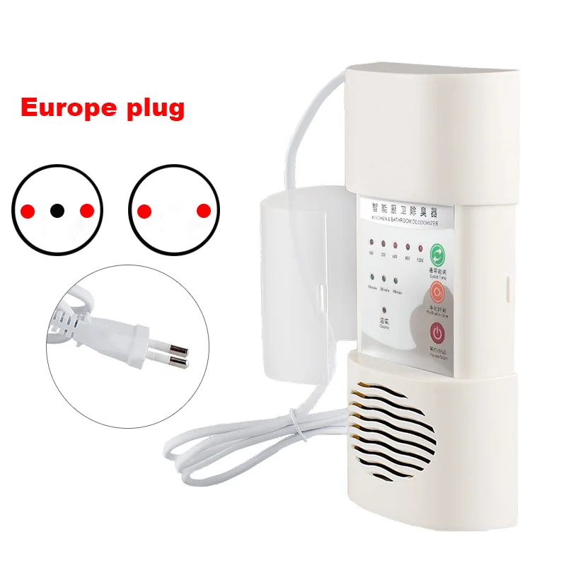 Europe plug Sterhen многоцелевой озонатор кухня и дезодоратор для ванной комнаты для домашнего удаления формальдегида - Цвет: Europe plug