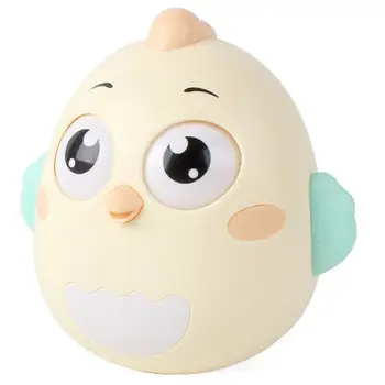 

Kids Tumbler Teether New and Beautiful Patterns Fashionable Roly-poly Rattle Cute Chick Doll Toys Baby 0-12 Months Toys