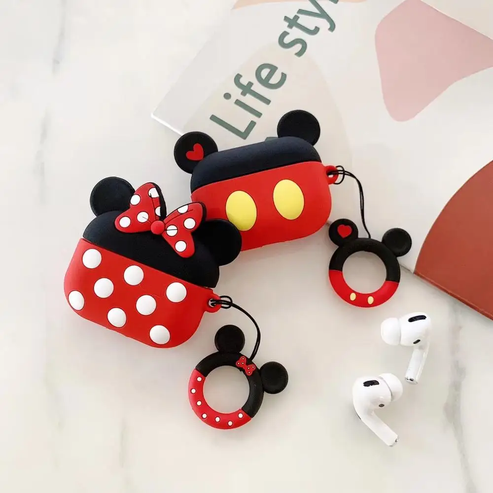 Чехлы для наушников с Bluetooth чехол Airpods pro защитный airpods Box кольцо ключей ремешок