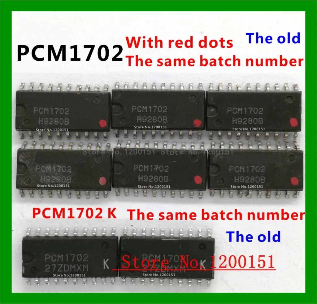 PCM1702 PCM1702K SOP с красными точками тот же номер партии старый | Электронные