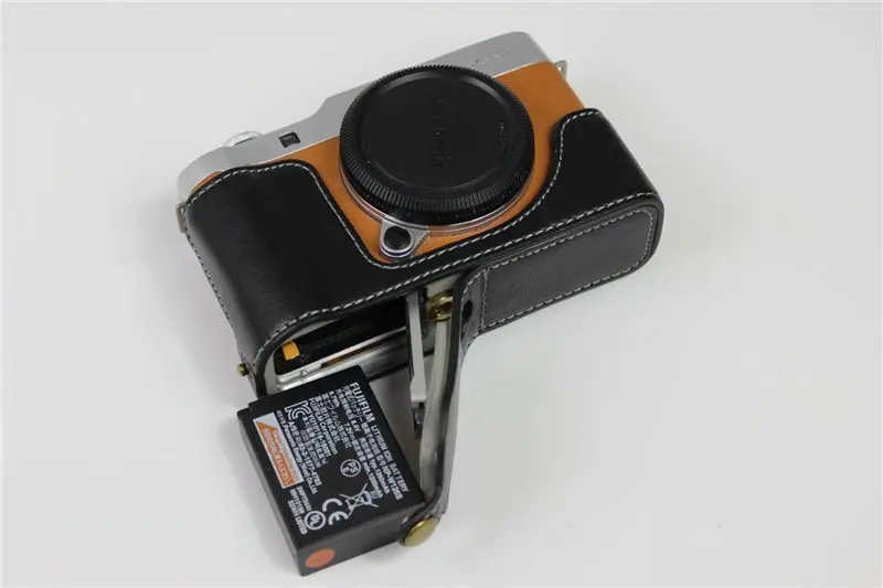Сумка для камеры из натуральной кожи, чехол для Fujifilm X-A7 Fuji XA7, защитный чехол для батареи