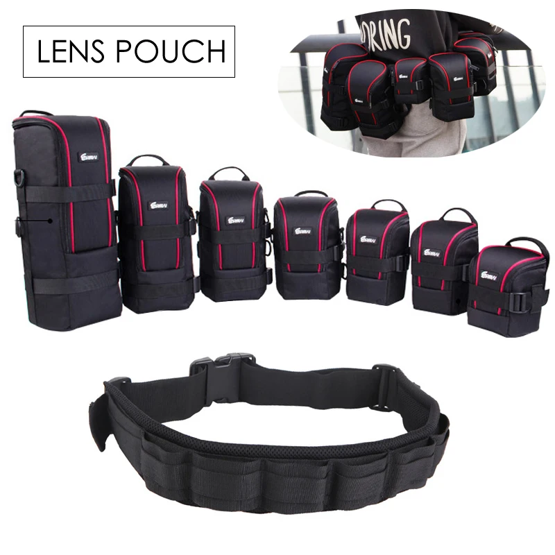 Регулируемый ремешок для фотокамеры DSLR поясной ремень с чехлом Canon Nikon|Ремни