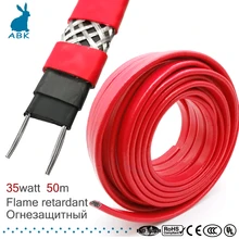 50 м 14 мм 220 В Тип огнестойкости нагревательный ремень самоограничивающийся температура водопровод защита кровли deicing нагревательный кабель
