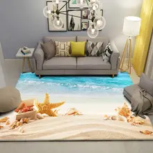 Пляжный живописный ковер, детская комната, настенное к стене одеяло-стиль, гостиная, ча Джи Тан, спальня, татами, напольный коврик
