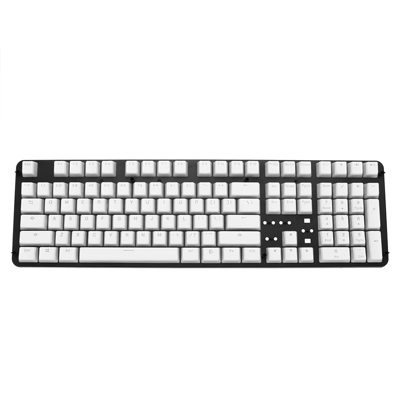 108 ключей Keycap набор PBT OEM профиль белый Pudding ransplucent Keycaps для механической игровой