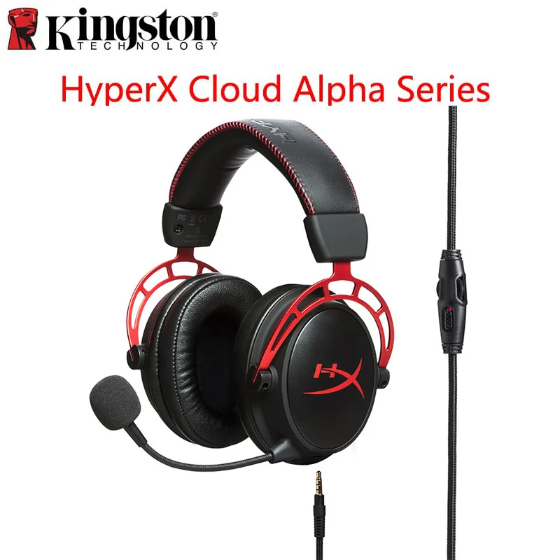 Оригинальная kingston HyperX Cloud Alpha Ограниченная серия E-sports игровая гарнитура с микрофоном наушники для ПК PS4 Xbox Mobile