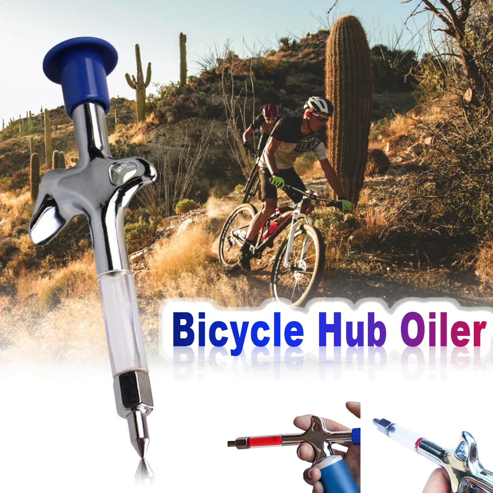 MTB Bike Hub Grease Injector Lubricating Lubricate Gun Tool Oil Tool Oiler 175mm 