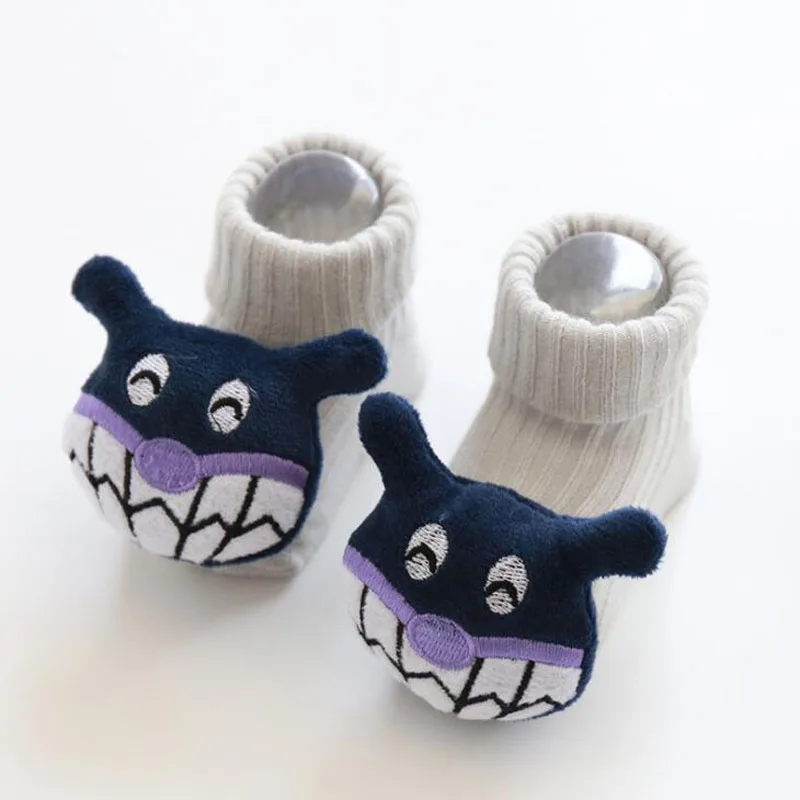 Новинка года; милые носки для малышей с героями мультфильмов; нескользящие носки для новорожденных; носки для малышей - Цвет: Cat