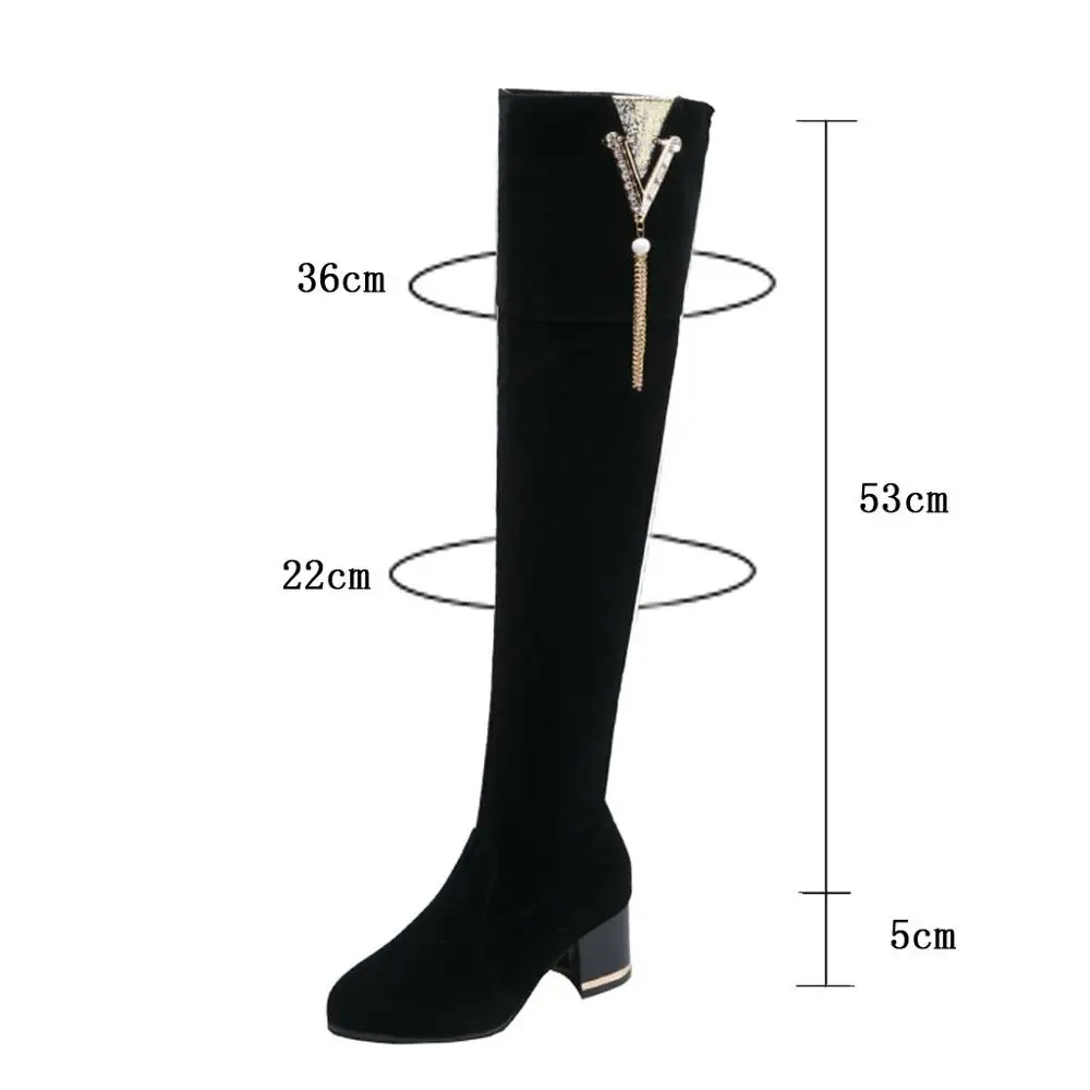 Обувь; женские высокие сапоги; коллекция года; zapatos de mujer; новые модные сапоги до колена на танкетке; зимние сапоги в готическом стиле; Женские Сапоги выше колена в стиле панк