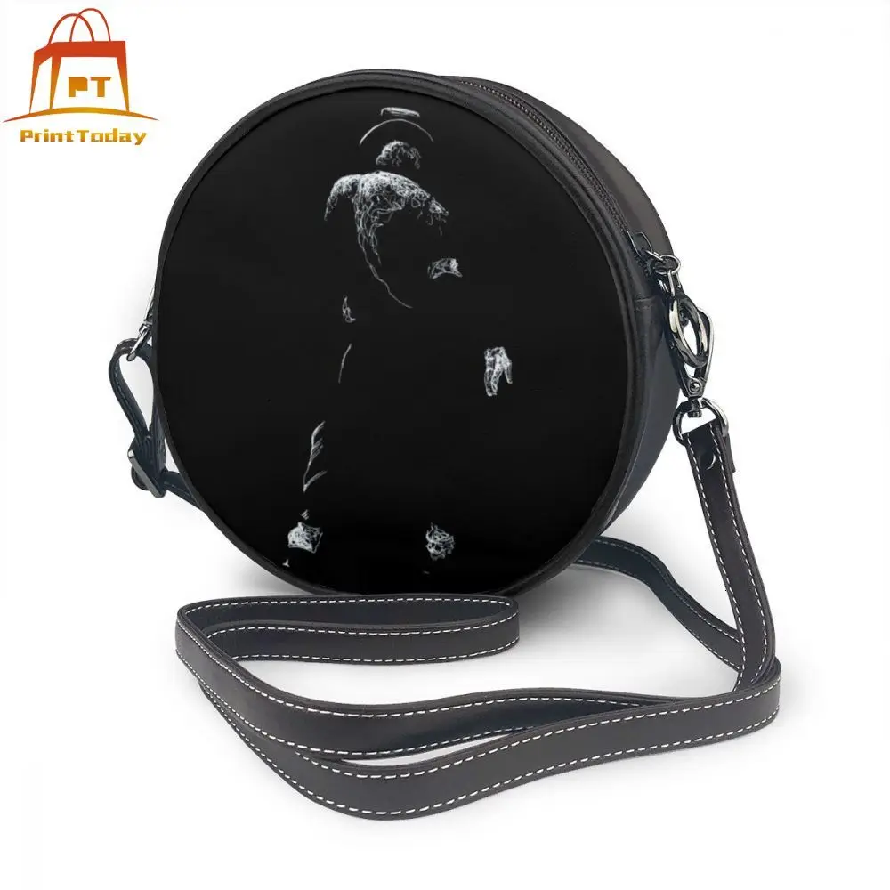 

Michael Jackson Billie Jean Shoulder Bag Billie Jean Is For Lovers Leather Bag Small Print Women Bags Women's Round Purse
