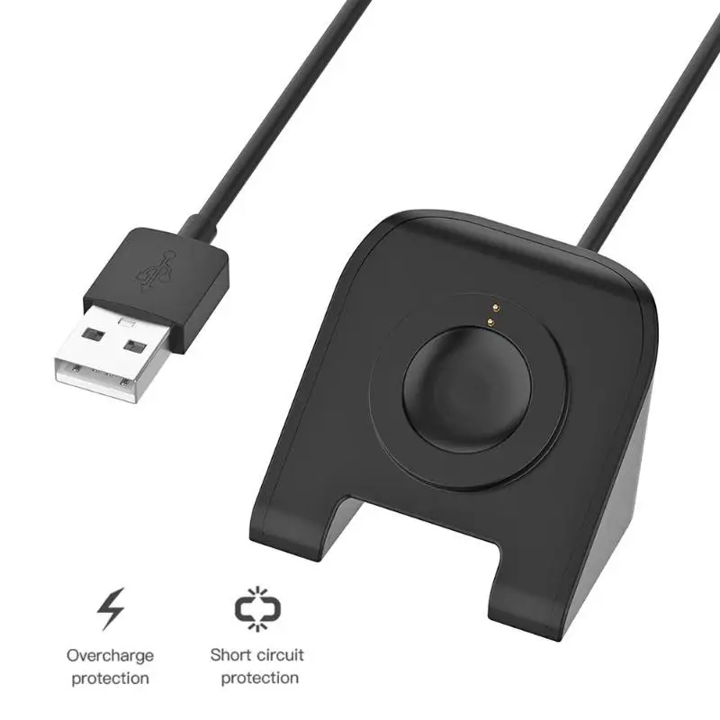 1 м USB зарядное устройство Беспроводная зарядная док-станция 1 м USB кабель для Fossil Gen 4/Gen 5/Emporio Армани Скаген фальстер 2/Misfit Vapor 2 часы