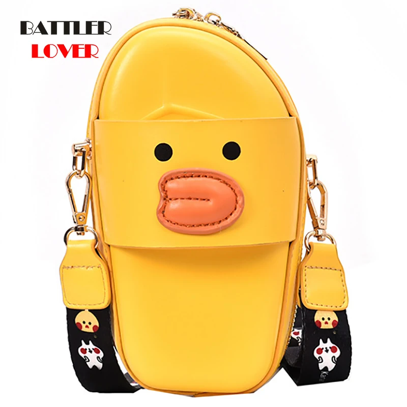 Girls Bags for Women 2020 Dolls Duck Plush Purse Messengers Bags Handbag Cartoon Animals Duck Design Crossbody Bags Shoulder Bag