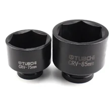 " дюймовый глубокий ударный Разъем 80 мм длина воздушные розетки 6 точек 85 мм 70 мм 115 мм ударная розетка для автомобиля Авто Грузовик ремонтные инструменты