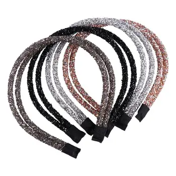 

4pcs Rhinestone Hair Hoop Durable Beautiful Headband for Women Girls