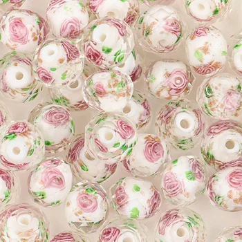 Colorful Lamp work Glass Beads 1