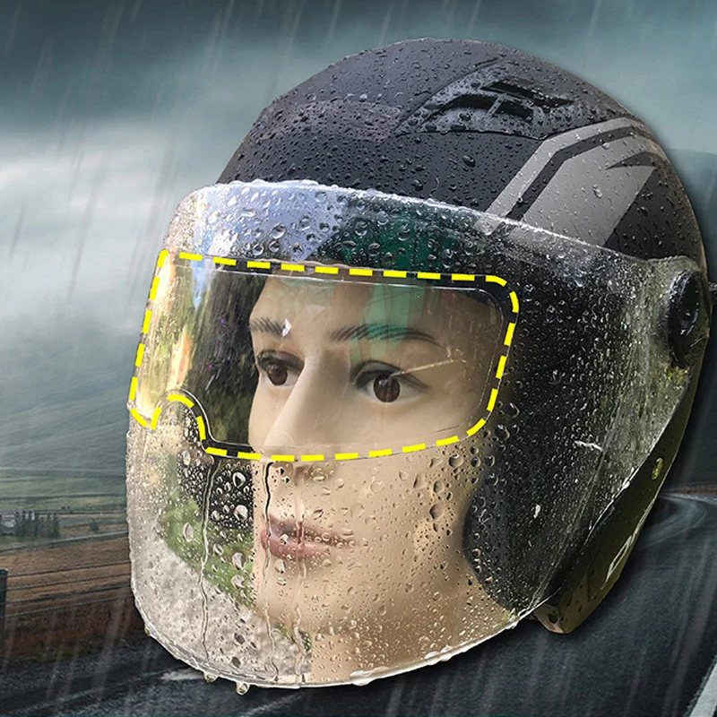 Traitement Anti-Pluie pour Casques Moto – NanoProtection