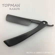 All Black Razor Eyebrow Knives Vintage Razor Shaving Knives Hair Razor And Blades Holder G1106