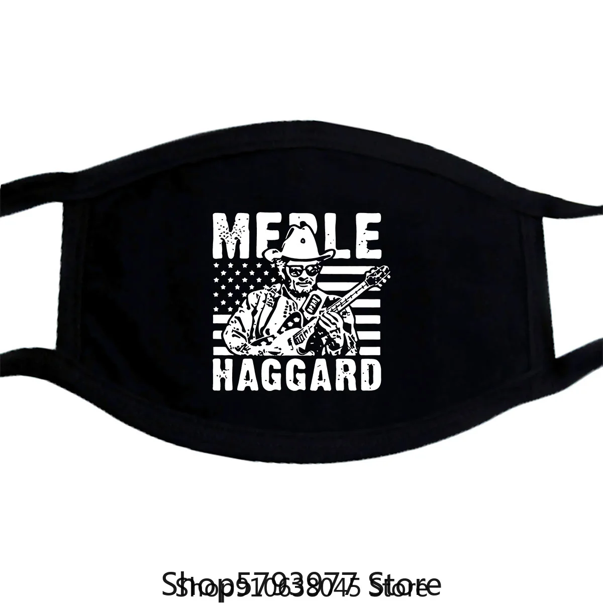 Merle Haggard Country Legend Color Black Size S To 3Xl Mens Mask PM2.5 | Аксессуары для одежды
