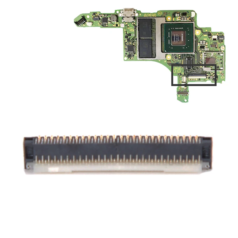 

Motherboard LCD Display Screen Flex Cable Clip Ribbon Socket for NS Switch