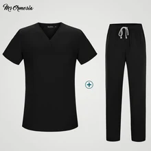 Больничный медицинский костюм для медсестры, медицинская хирургическая униформа, операционная комната, аптека, рабочая одежда, одежда для кормления, медицинская одежда