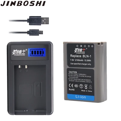 4 шт. 2100 мА/ч, BLN-1 млрд 1 PSBLN1 PS-BLN1 PS BLN-1 Замена Батарея+ ЖК-дисплей USB зарядка для Olympus E-M5 OM-D E-M1 E-P5 Камера - Цвет: 1X B and Charger