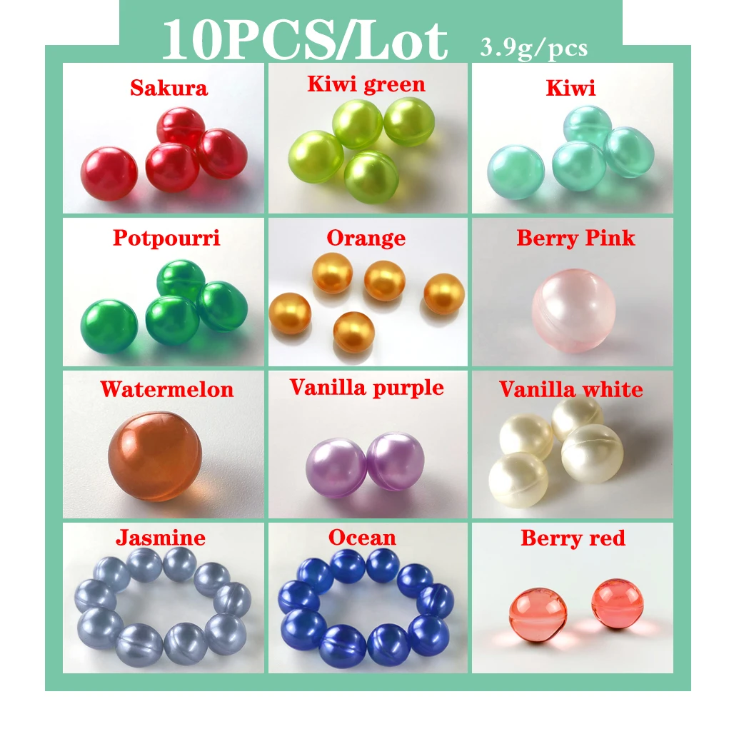 Beads Bath-Oil Pearl Essential-Oil 10pcs/Lot From-Drying Moisturizing Prevents-Skin Spa