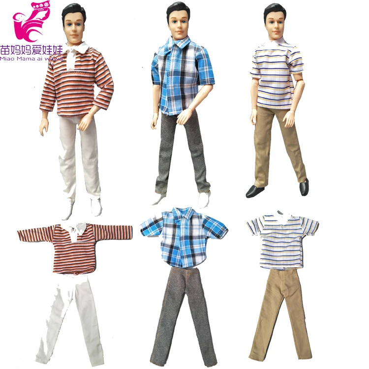 no se dio cuenta entonces Centrar Traje de ropa informal para muñeca Barbie, camisa, ropa y pantalones para  niño, ropa para muñeco Ken|for barbie|for barbie dolldoll barbie clothes -  AliExpress