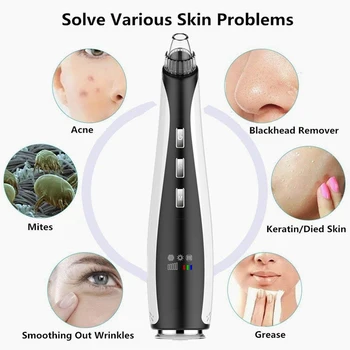 

Electric Facial Pore Spot Cleanser Blackhead Cleaner Remover Acne Vacuum Cleaner Nutrient Absorption