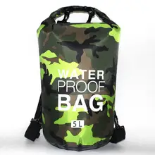 Многофункциональный Спорт на открытом воздухе Кемпинг Велоспорт Рыбалка 5L водонепроницаемая сумка Камуфляж