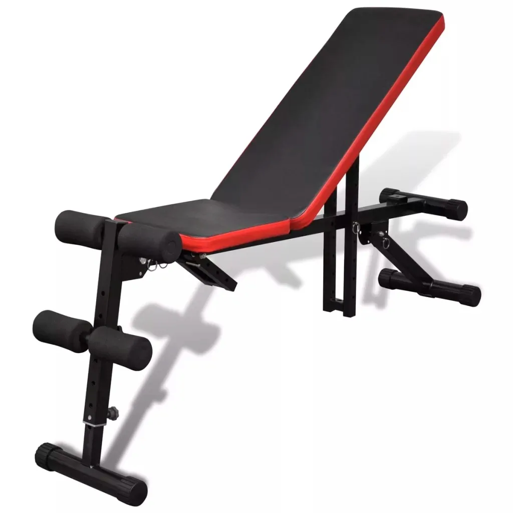 

vidaXL Adjustable Sit Up Bench Multi-position Comfortable Stable Durable Multi-functional Steel Fitness Workout Bench