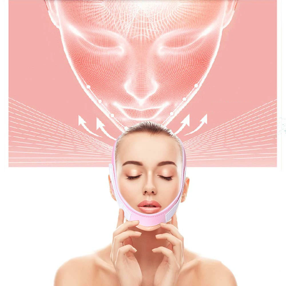 Повязка для похудения лица V-Line Lift Up Mask пояс для формирования лица Jowl подбородок, шея для похудения мышц лица тонкая полоса для уменьшения двойного подбородка