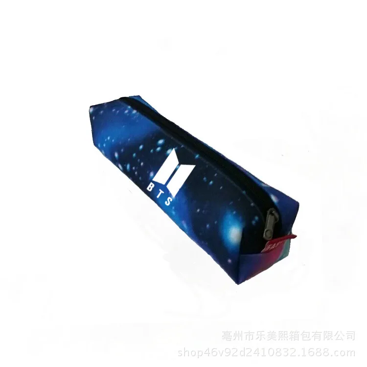 

BTS Sign My Little Multi-color Faux Leather Pencil Case Stationery Bags Celebrity Inspired Related