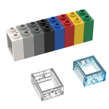 

BuildMOC 60592 1x2x2 window frame ldd60592 Brick For Building Blocks Parts DIY Educational Tech Parts Toys