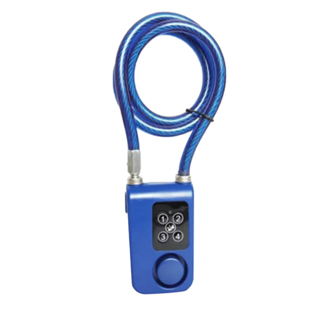 

Bicycle Bike Lock Security Combination Cable Locks Chain Lock 4 Digital Number
