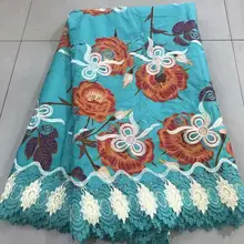 Африканская шифоновая Цифровая печатная ткань с рисунком горячая Распродажа африканская восковая печать шифоновая ткань для летних платьев