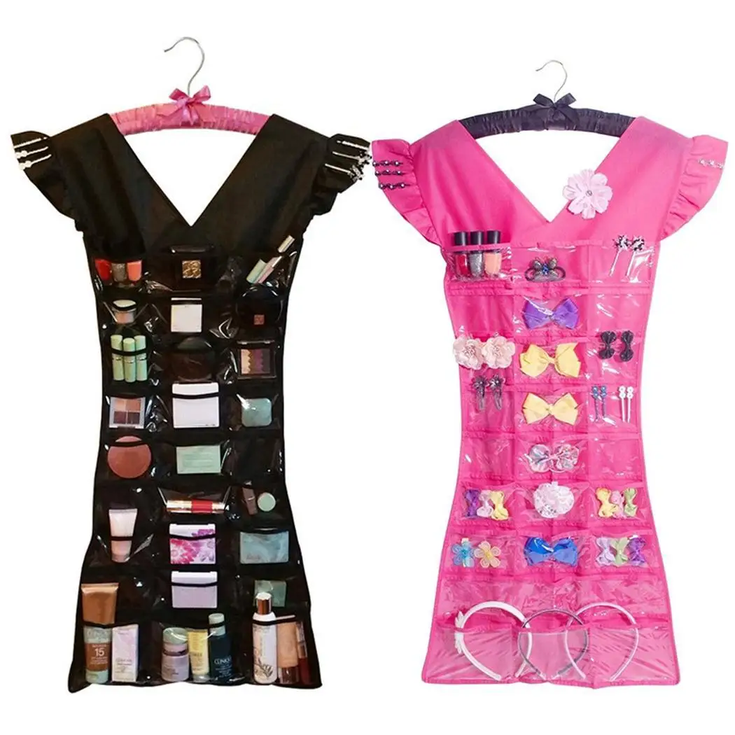 

New Arrival Clear Hanging Purse Handbag Storage Bag Organizer Closet Rack Bags Non-woven fabric Hang Pouch for Bathroom