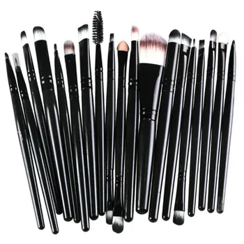 

20Pcs Professional Plastic Handle Makeup Brushes Set Soft Synthetic Hair Powder Foundation Eyeshadow Make Up Brushes Cosmetics