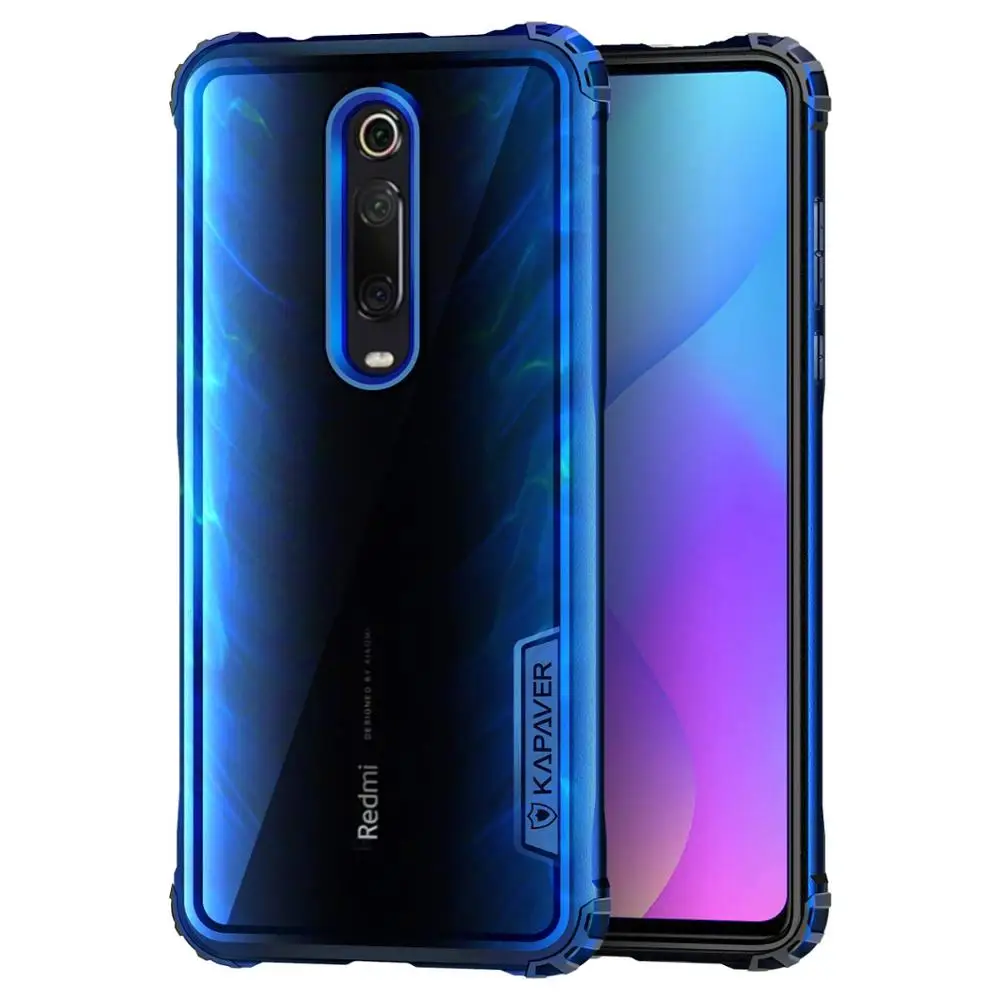 

KAPAVER Transparent Phone Case r for Xiaomi Redmi K20 / Redmi K20 Pro Shock Absorption Hard PC Back Soft TPU Cover