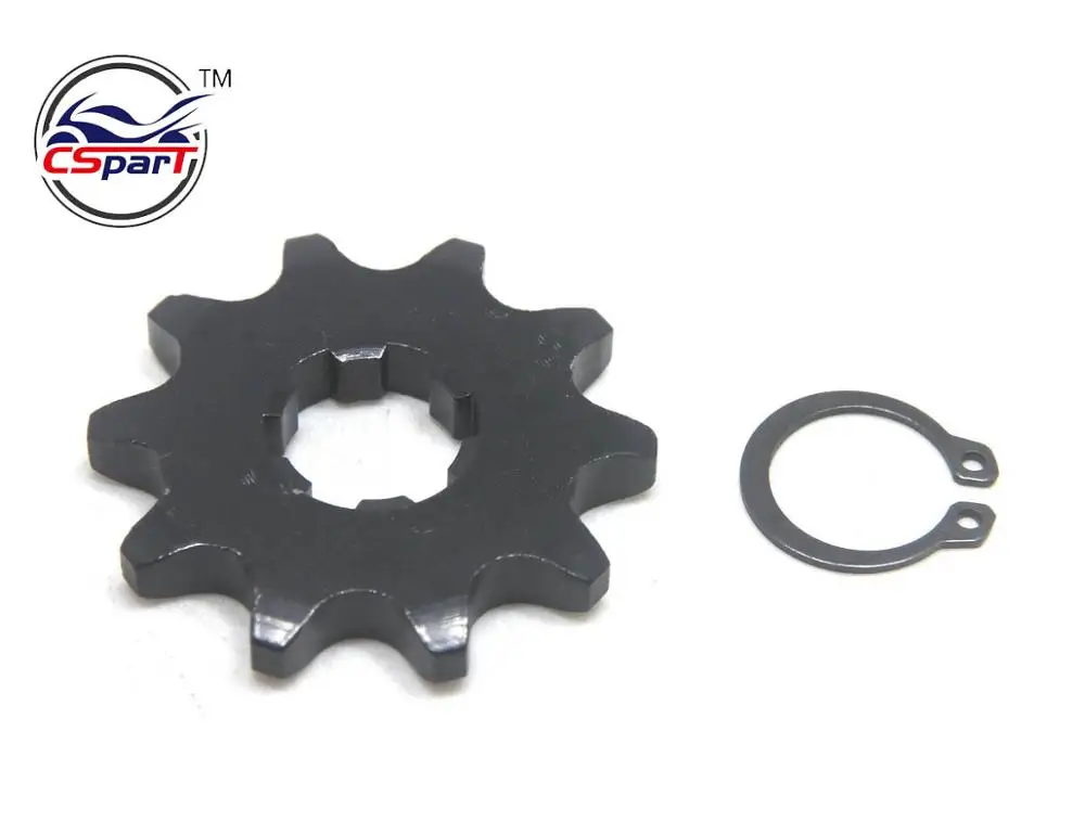 10T 9T 10T 11T 12T 13T 14T 15T 16T 17T 18T Зуб 420 ID 17MM передняя Звездочка для мотоцикла Honda Dirt bike - Цвет: 10T