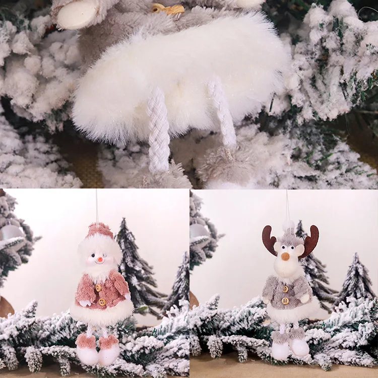 Рождественский милый ангел, куклы, орнамент с рождественской елкой, подвески, детский подарок, игрушка, новогоднее, Рождественское украшение для дома