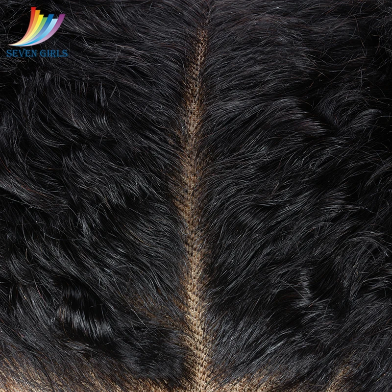 Sevengirls Jerry Curly Full Lace Human Hair Wigs With Brazilian Baby Hair Middle Ratio Preplucked Remy Short Curly Hair Bob Wigs