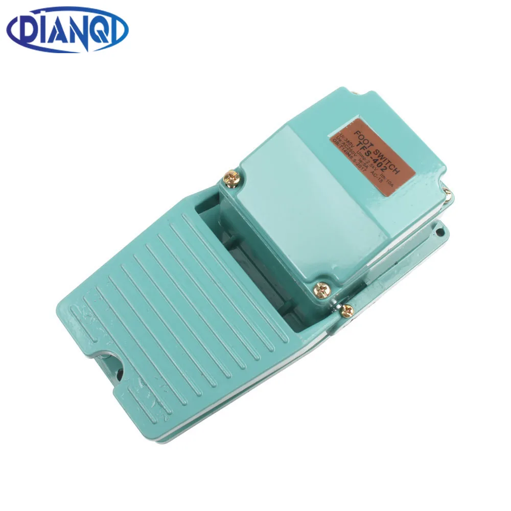 DIANQI TFS-402 Педальный переключатель 15A AC 380V AC 250V 50HZ