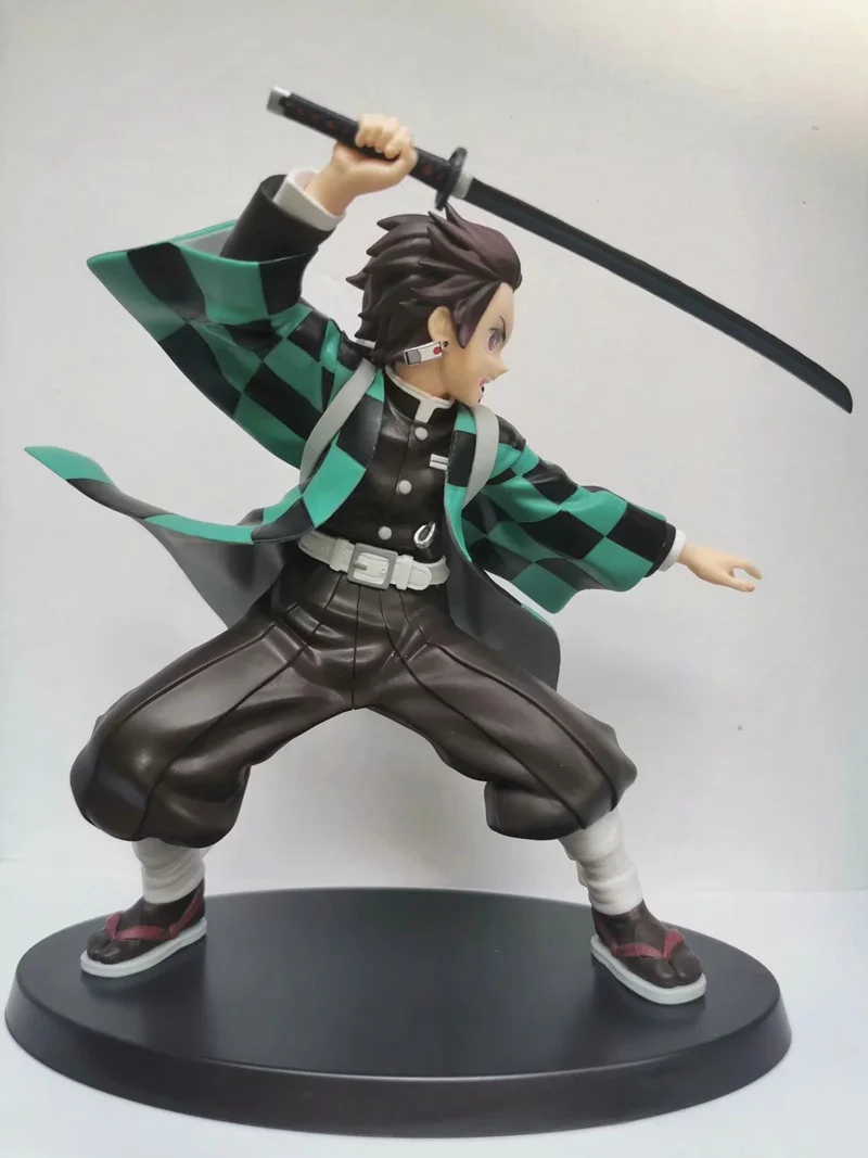 Аниме Demon Slayer Kimetsu no Yaiba Kamado Tanjirou ПВХ фигурка Коллекционная модель игрушки куклы 20 см
