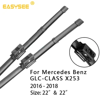 

Wiper Blades for Mercedes Benz GLC Class X253 C253 22"&22" 2016 2017 2018 2019 GLC 200 220d 250d 300 350e 43 63 4Matic Coupe