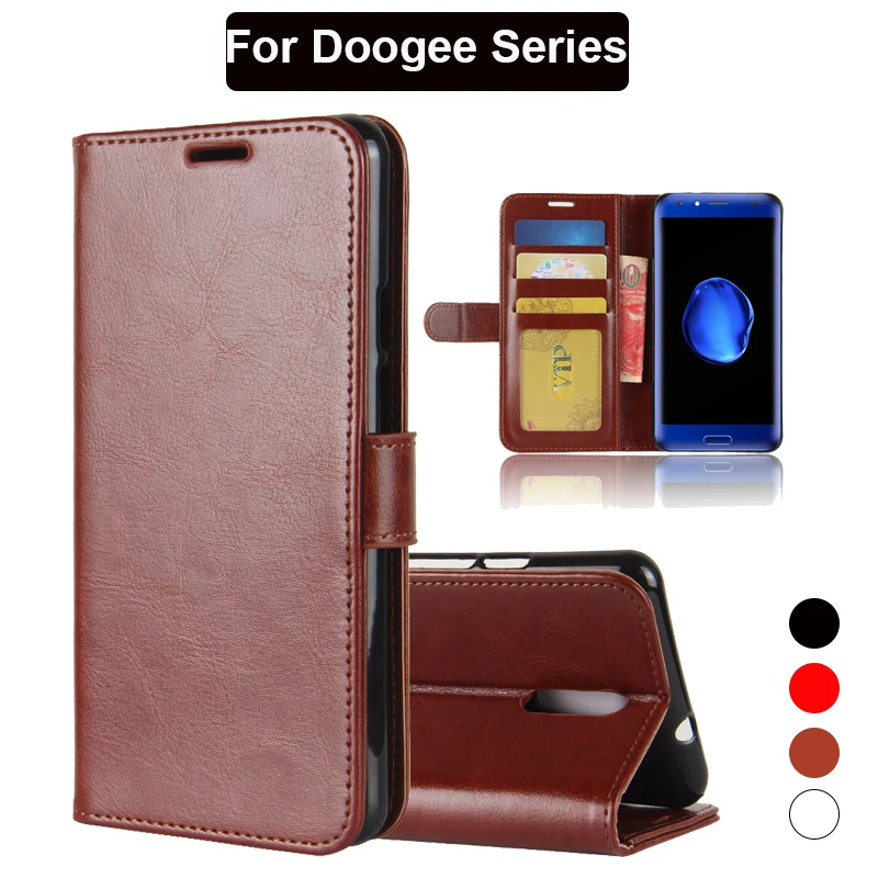 Кожаный чехол для телефона Для Doogee BL5000 BL7000 MIX 2 N10 X20/X20L X30/X30L X60L X70 Y8 Y8C флип Бизнес Книга чехол Обложка