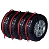 4Pcs Spare Tire Cover Case Polyester Universal Car Auto Tires Storage Bag Automobile Tyre Accessories Vehicle Wheel Protector ► Photo 3/6