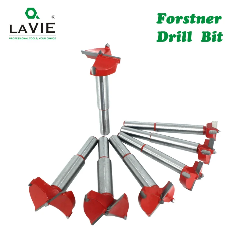 LAVIE 1pc 15mm-60mm Forstner Drill Bit Woodworking Hole Saw Cutter Hinge Boring Bits Round Shank Tungsten Carbide Opener DB03060 puraysit 15mm 60mm forstner tips woodworking tools hole saw cutter hinge boring drill bits round shank tungsten carbide cutter