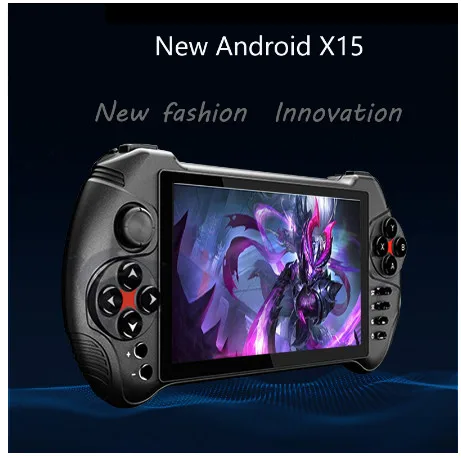 Powkiddy X15 Andriod портативная игровая консоль 5,5 дюймов 1280*720 экран MTK8163 четырехъядерный 2 Гб ОЗУ 32 Гб ПЗУ видео Портативный игровой плеер