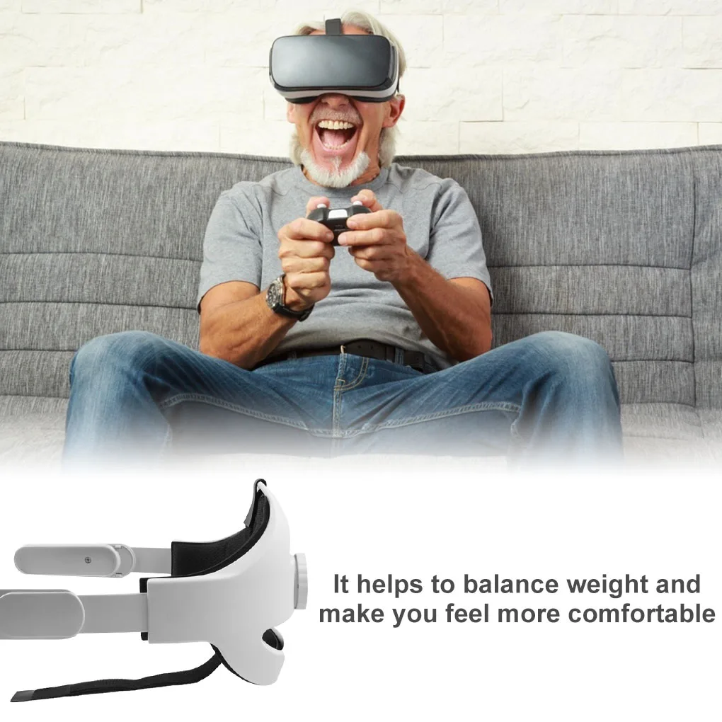 Quest2 Elite Adjustable Head Strap Increase Supporting Reduce Pressure Improve Comfort-Virtual For Oculus Quest 2 VR Accessories