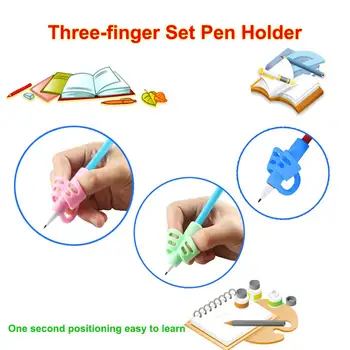 

13pcs Children Writing Pencil Pan Holder Kids Learning Practise Silicone Pen Aid Grips Posture Correction Tools For Students